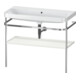 Duravit Meuble vasque Happy D.2 Plus 97,5x49 cm, sans trou, blanc mat, avec console-1