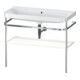 Duravit Meuble vasque Happy D.2 Plus 97,5x49 cm, sans trou, blanc satin, avec console-1