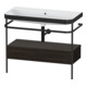 Duravit Meuble vasque Happy D.2 Plus 97,5x49 cm, sans trou, mat, avec console, 1 tiroir-1