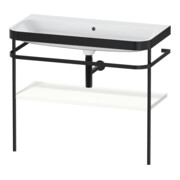 Duravit Meuble vasque Happy D.2 Plus 97,5x49 cm, sans trou robinet, blanc mat, avec console