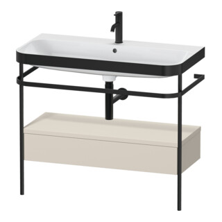 Duravit Meuble vasque Happy D.2 Plus 97,5x49cm, 1 mitigeur, avec console, 1 tiroir