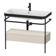 Duravit Meuble vasque Happy D.2 Plus 97,5x49cm, 1 mitigeur, avec console, 1 tiroir