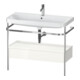 Duravit Meuble vasque Happy D.2 Plus 97,5x49cm, 1 T, blanc, mitigeur console, 1 tiroir-1