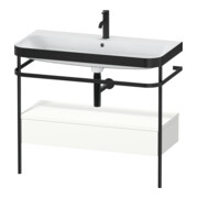 Duravit Meuble vasque Happy D.2 Plus 97,5x49cm, 1 tiroir, blanc mat, avec console