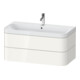 Duravit Meuble vasque Happy D.2 Plus 97,5x49cm, 1 trou, blanc brillant, 2 tiroirs-1