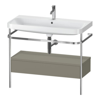 Duravit Meuble vasque Happy D.2 Plus 97,5x49cm, 1 trou, mitigeur, avec console, 1 tiroir