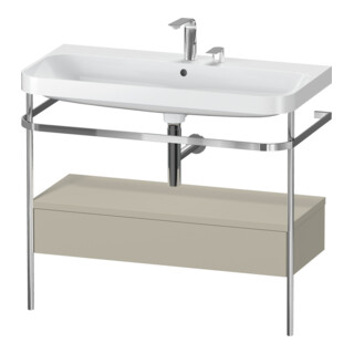 Duravit Meuble vasque Happy D.2 Plus 97,5x49cm, 2 trous, avec console, 1 tiroir