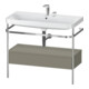 Duravit Meuble vasque Happy D.2 Plus 97,5x49cm, 2 trous, mitigeur, avec console, 1 tiroir-1