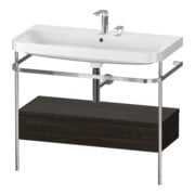 Duravit Meuble vasque Happy D.2 Plus 97,5x49cm, 2 trous, N, avec console, 1 tiroir