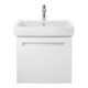 Duravit Meuble vasque No. 1 55x46 cm, blanc, m HL, ÜL, plan robinetterie-1