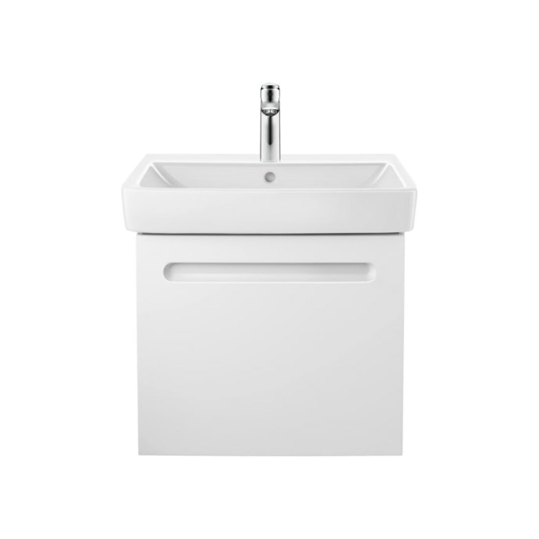 Duravit Meuble vasque No. 1 65x46 cm, blanc, m HL, ÜL, plan trou de robinet