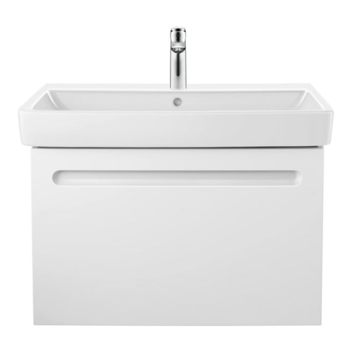 Duravit Meuble vasque No. 1 80x46 cm, m HL, ÜL, plan vasque, blanc