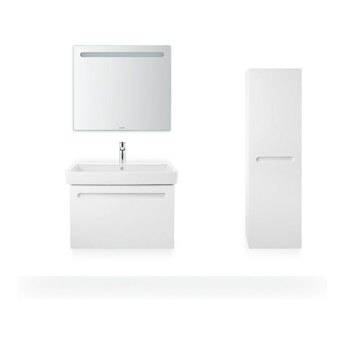 Duravit Meuble vasque No. 1 80x46 cm, m HL, ÜL, plan vasque, blanc