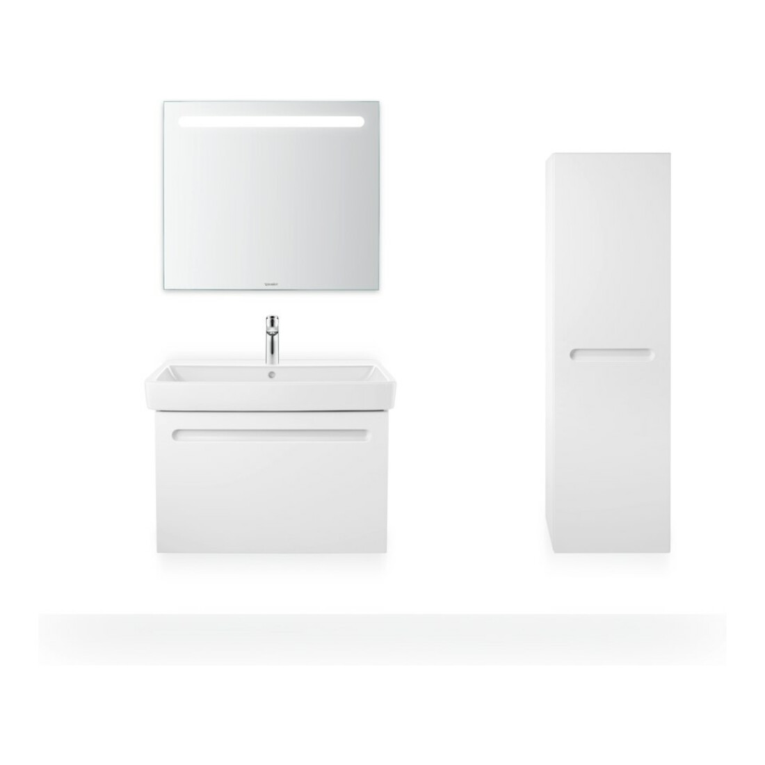 Duravit Meuble vasque No. 1 80x46 cm, m HL, ÜL, plan vasque, blanc