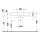 Duravit Meuble vasque Vero 80x47 cm, blanc, avec trop-plein et perçage robinet
