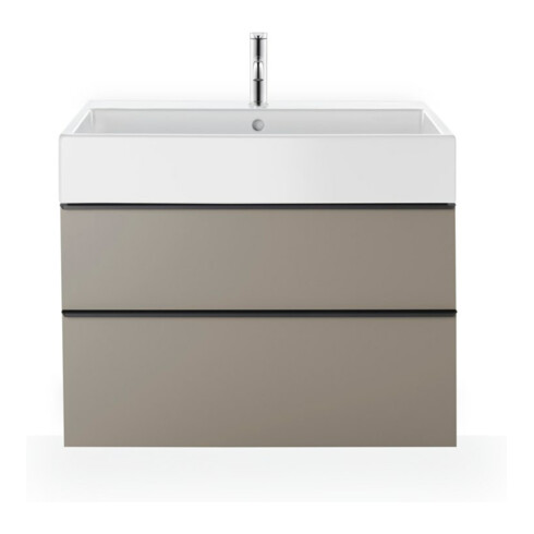 Duravit Meuble vasque Vero Air 100x47 cm, blanc, 2 trous, plan trou robinet