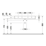 Duravit Meuble vasque Vero Air 100x47 cm, blanc, avec trou robinet, sans trop-plein, avec trou lavabo-2