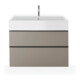Duravit Meuble vasque Vero Air 100x47 cm, blanc mat, sans trou robinet, avec trop-plein-4