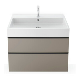 Duravit Meuble vasque Vero Air 100x47 cm, blanc, sans trop-plein, avec percement robinet