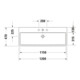 Duravit Meuble vasque Vero Air 120x47 cm, blanc, m HL, sans ÜL, m HLB