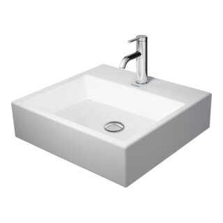 Duravit Meuble vasque Vero Air 50x47 cm, blanc, avec trou robinet, sans trop-plein