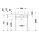 Duravit Meuble vasque Vero Air 60x47 cm, blanc, sans trop-plein, avec plan de robinetterie