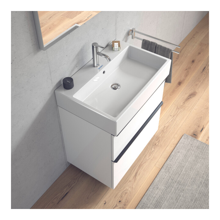Duravit Meuble vasque Vero Air 70x47 cm, blanc, avec trop-plein, perçage robinetterie