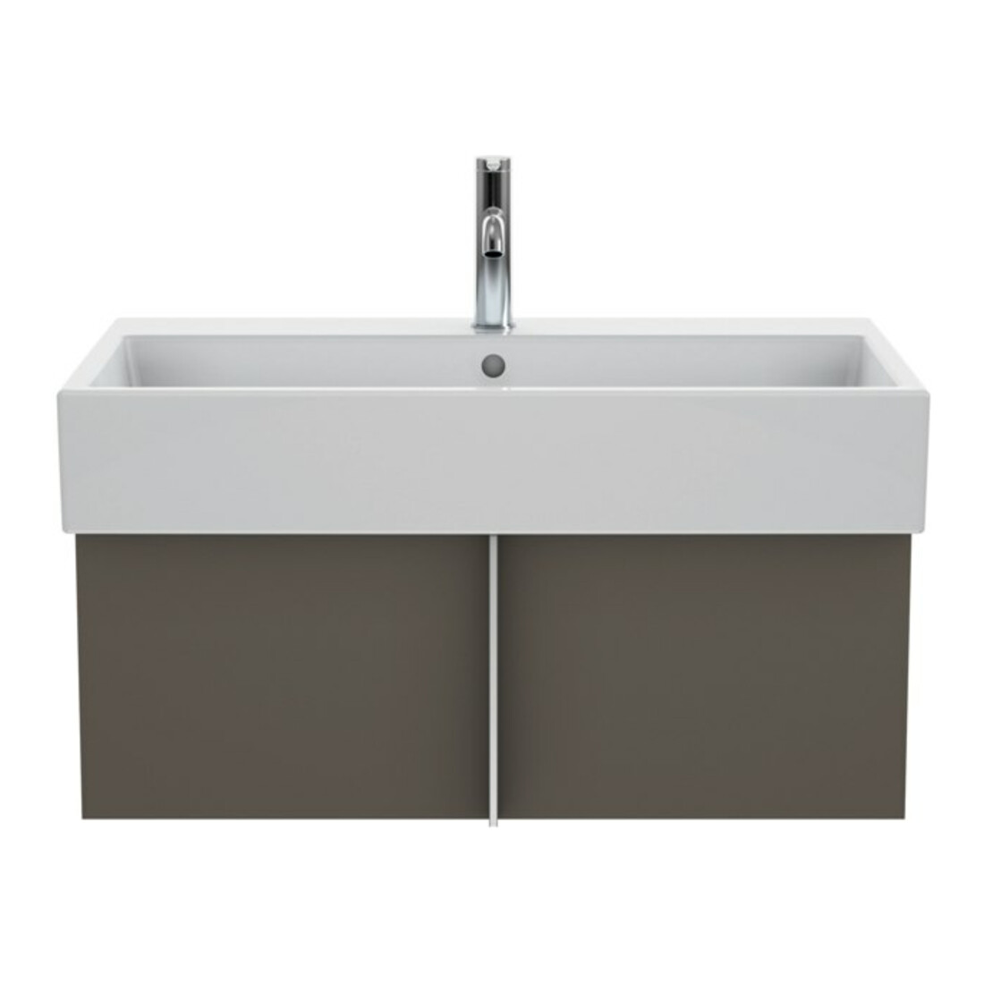 Duravit Meuble vasque Vero Air 80x47 cm, blanc, m HL, ÜL, plan vasque avec perçage robinet