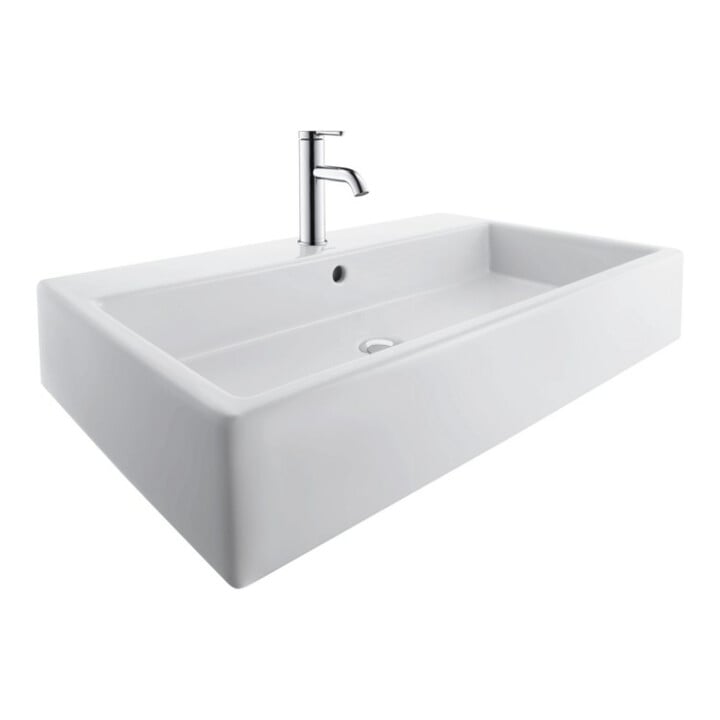 Duravit Meuble vasque Vero Air 80x47 cm, blanc, m HL, ÜL, plan vasque avec perçage robinet