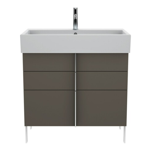 Duravit Meuble vasque Vero Air 80x47 cm, blanc, m HL, ÜL, plan vasque avec perçage robinet