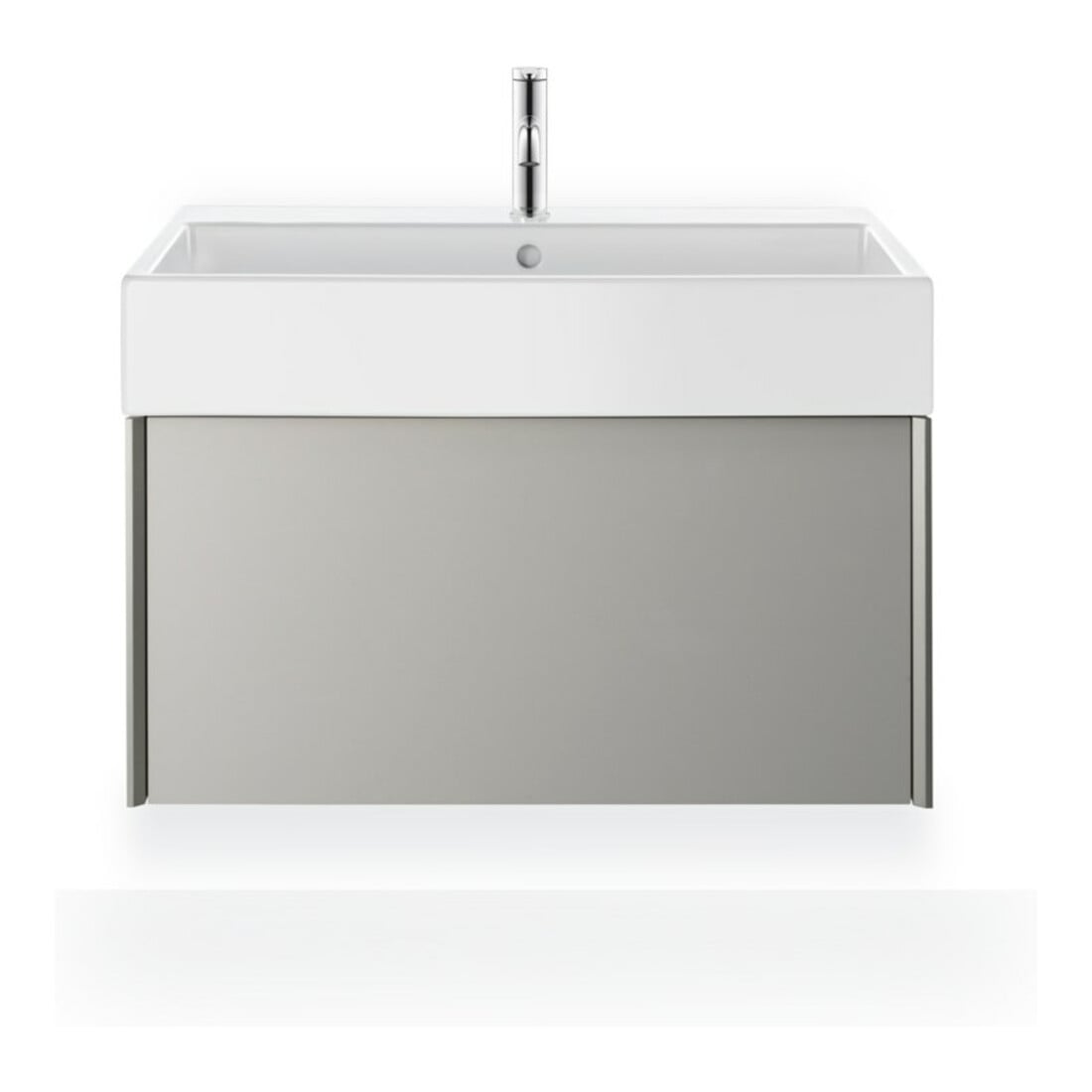 Duravit Meuble vasque Vero Air 80x47 cm, blanc, m HL, ÜL, plan vasque avec perçage robinet
