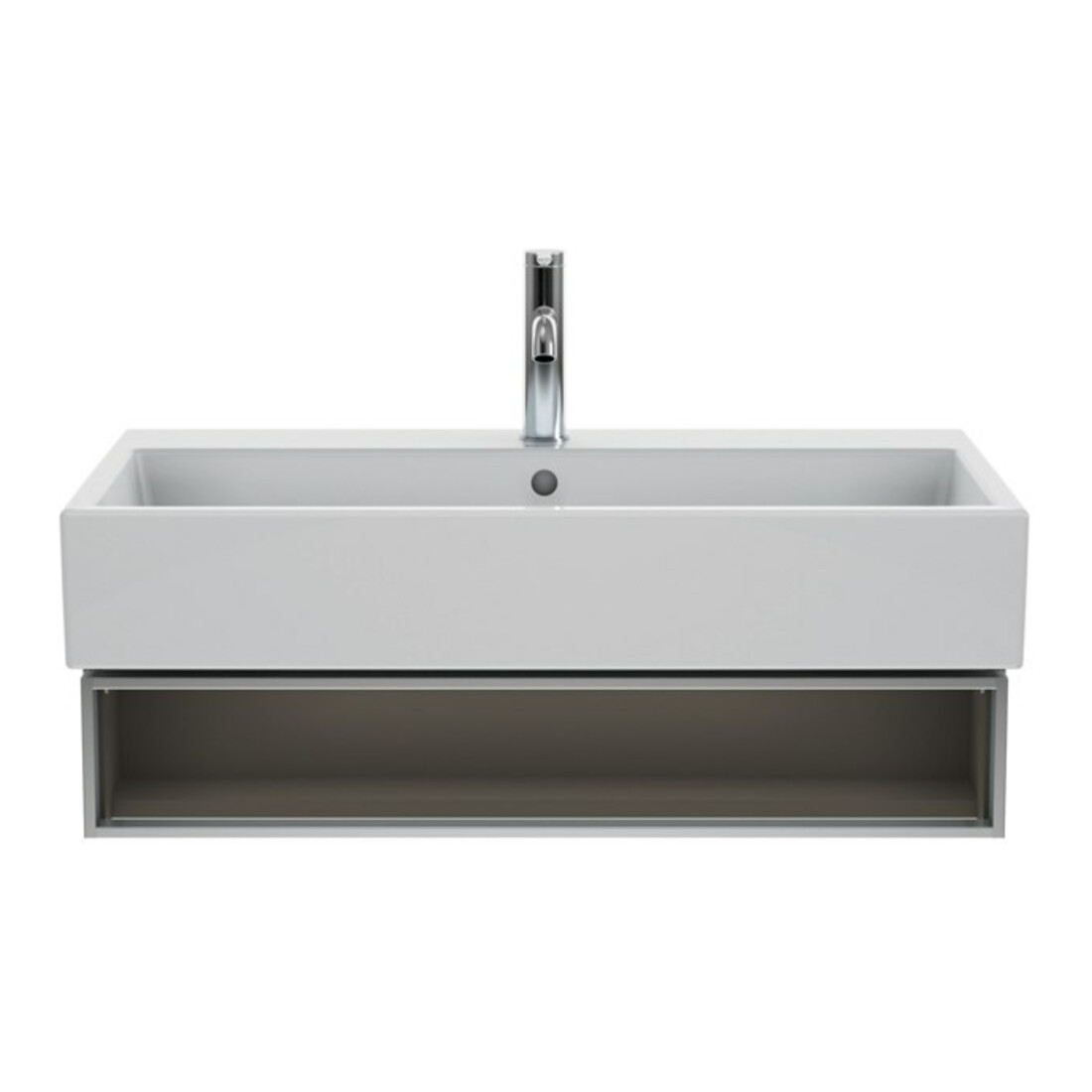 Duravit Meuble vasque Vero Air 80x47 cm, blanc, m HL, ÜL, plan vasque avec perçage robinet