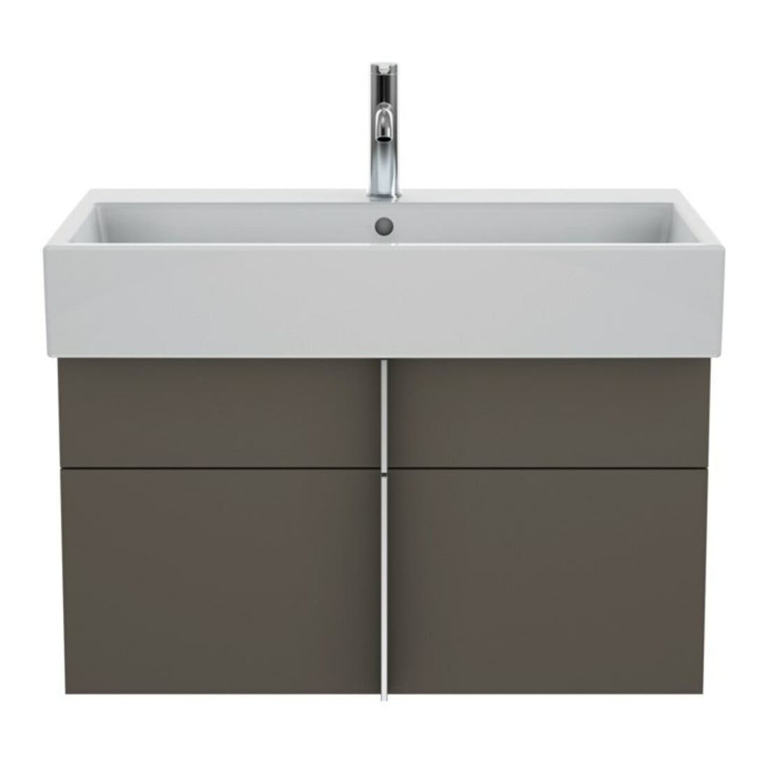 Duravit Meuble vasque Vero Air 80x47 cm, blanc, m HL, ÜL, plan vasque avec perçage robinet