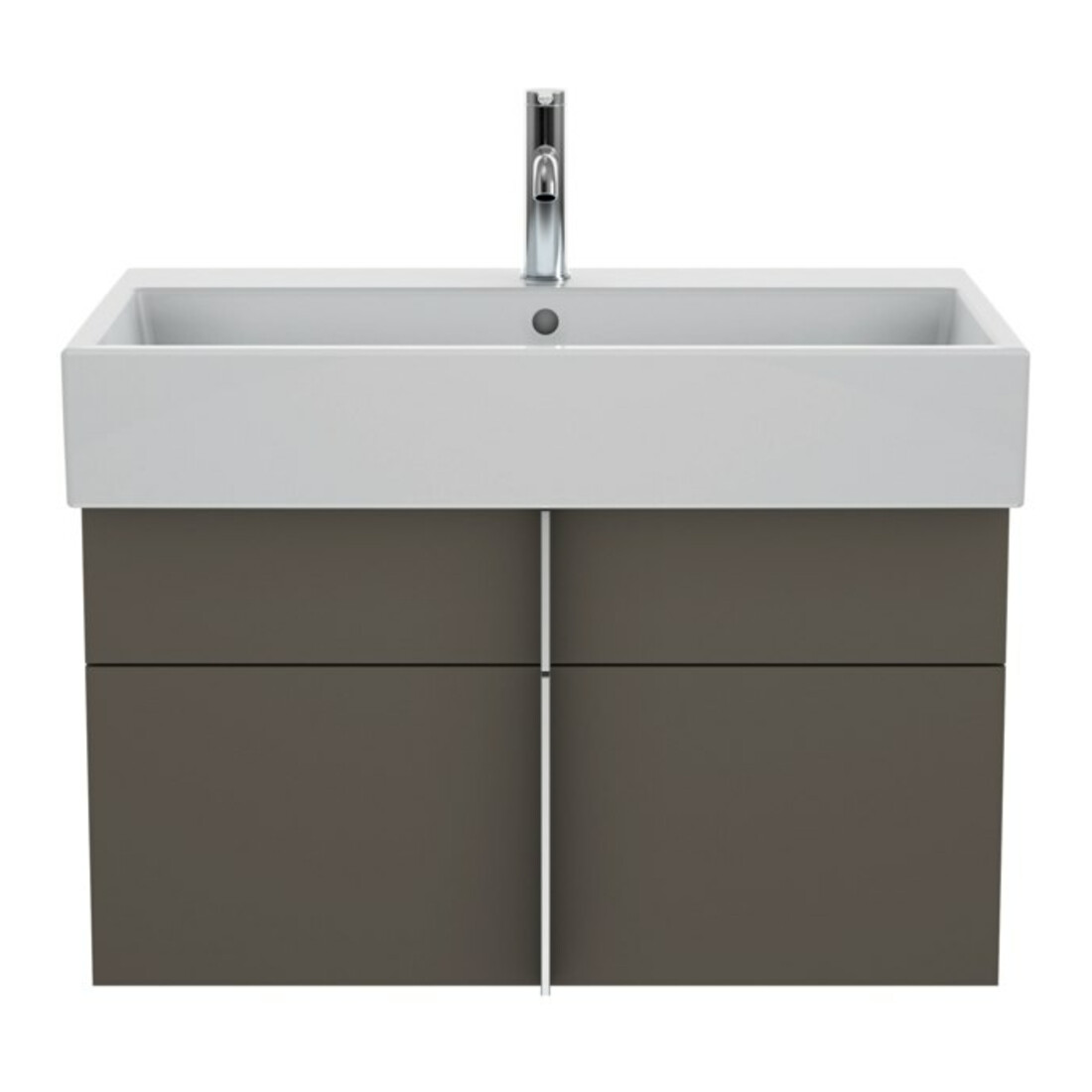 Duravit Meuble vasque Vero Air 80x47 cm, blanc, m HL, ÜL, plan vasque avec perçage robinet