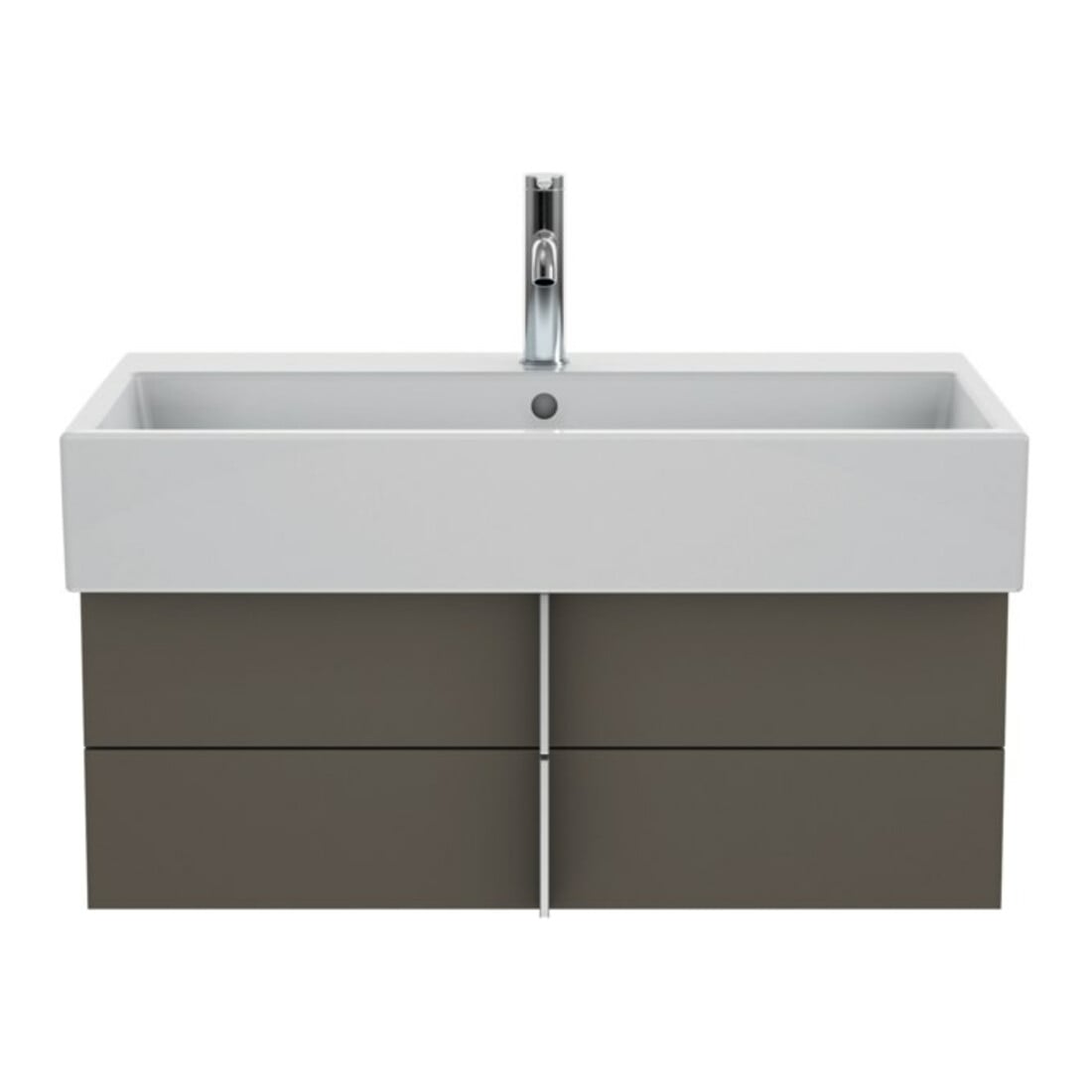 Duravit Meuble vasque Vero Air 80x47 cm, blanc, m HL, ÜL, plan vasque avec perçage robinet