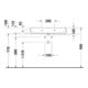Duravit Meuble vasque Vero Air 80x47 cm, blanc, sans trop-plein, avec plan pour robinetterie
