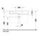 Duravit Meuble vasque Vero avec trou robinetterie, 85x49 cm, blanc