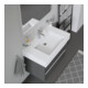 Duravit Meuble vasque Vero avec trou robinetterie, 85x49 cm, blanc-5