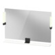 Duravit Miroir LED 9 W Sivida 105x65x3,6 cm, blanc, avec interrupteur, au, stl, gris anthracite-1