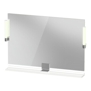 Duravit Miroir LED 9 W Sivida 105x65x3,6 cm, blanc chaud, au, stl, chromé G