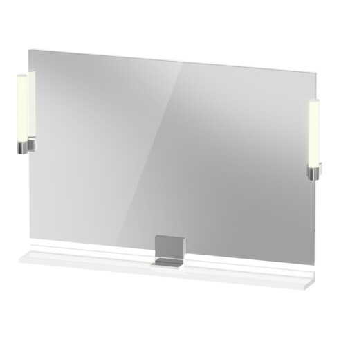 Duravit Miroir LED 9 W Sivida 105x65x3,6 cm, blanc chaud, au, stl, chromé G