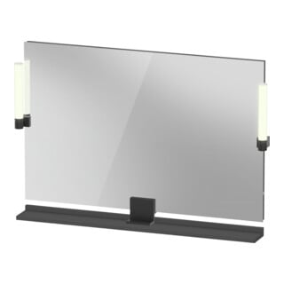 Duravit Miroir LED 9 W Sivida 105x65x3,6 cm, gris, Leu., au, stl, G sw