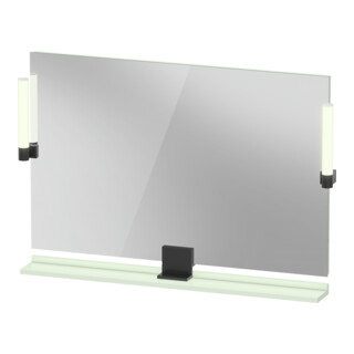 Duravit Miroir LED 9 W Sivida 105x65x3,6 cm, gris moyen, Leucht., au, stl, G sw