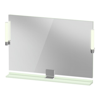 Duravit Miroir LED 9 W Sivida 105x65x3,6 cm, vert m, Leu., au, stl, G c