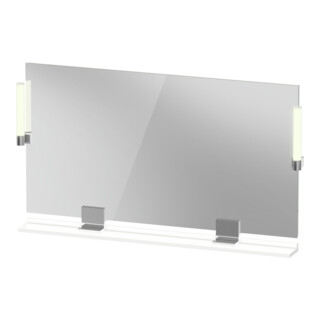 Duravit Miroir LED 9 W Sivida 125x65x3,6 mm, blanc, lumière chaude, au, stl, G chr