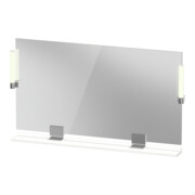 Duravit Miroir LED 9 W Sivida 125x65x3,6 mm, blanc, lumière chaude, au, stl, G chr