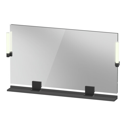 Duravit Miroir LED 9 W Sivida 125x65x3,6 mm, gris, gauche, au, stl, G sw
