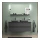 Duravit Miroir LED 9 W Sivida 133x65x3,6 mm, gris, Leu., au, stl, G sw