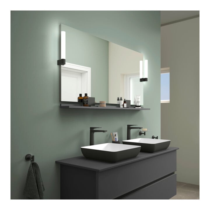 Duravit Miroir LED 9 W Sivida 133x65x3,6 mm, gris, Leu., au, stl, G sw