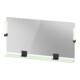 Duravit Miroir LED 9 W Sivida 133x65x3,6mm, gris, mat, lumière, au, acier, noir-1